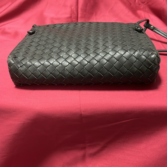 Bottega Veneta Nodini Intrecciato Crossbody Bag Grey - Picture 9 of 9